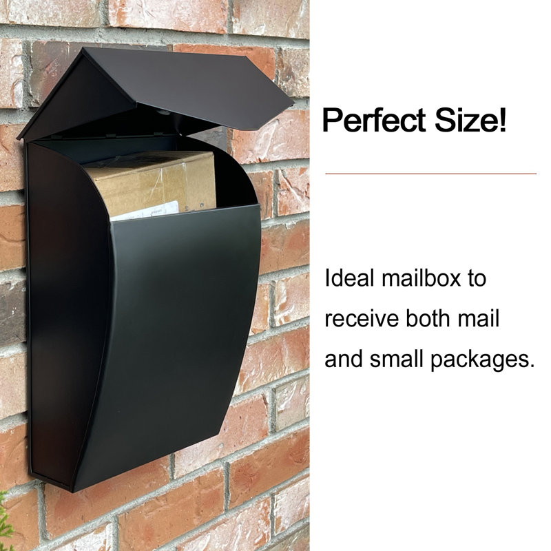 NACH Bradley Steel Wall Mounted Mailbox & Reviews Wayfair